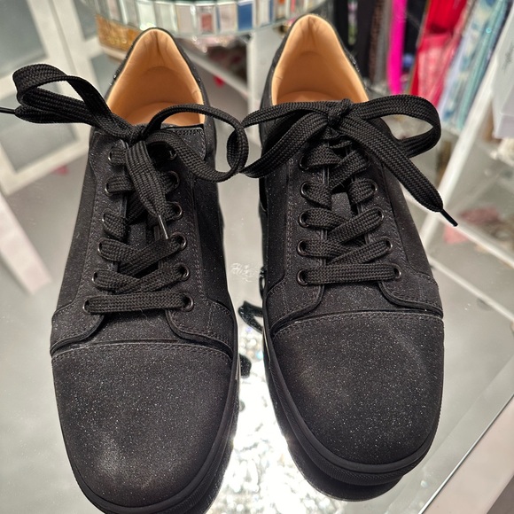 Christian Louboutin Shoes - NWOT Christian Louboutin Vieira Black sneakers size 40. Worn once.